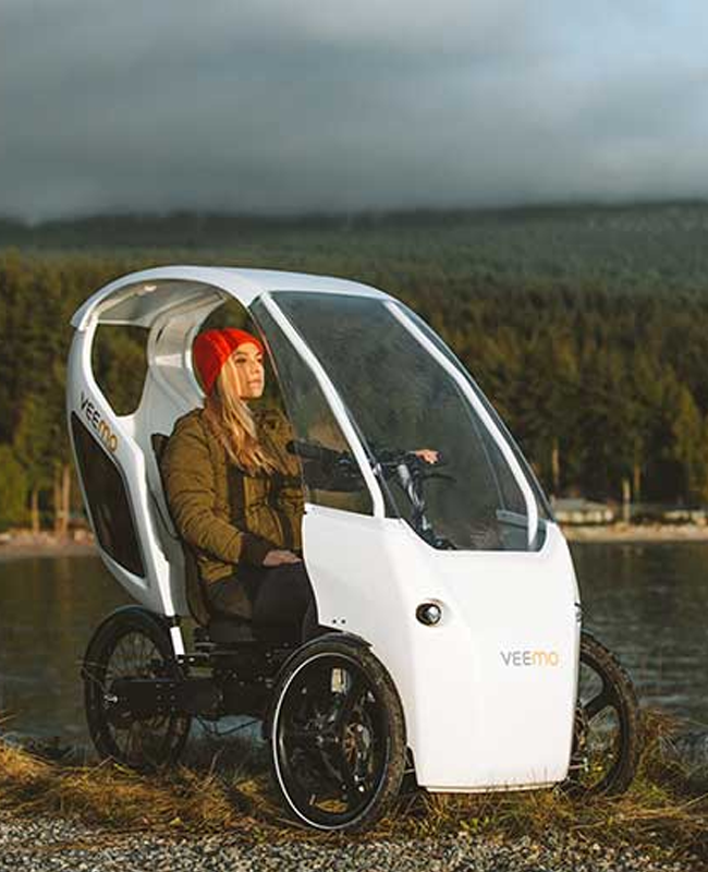 Envo Veemo electric all weather commuter trike
